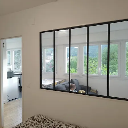 Daire Mistral Gagnant ! T1 Calme Avec Vue, Parking, Teletravail, Wi-fi, Proche Cv Et Gare Mazamet