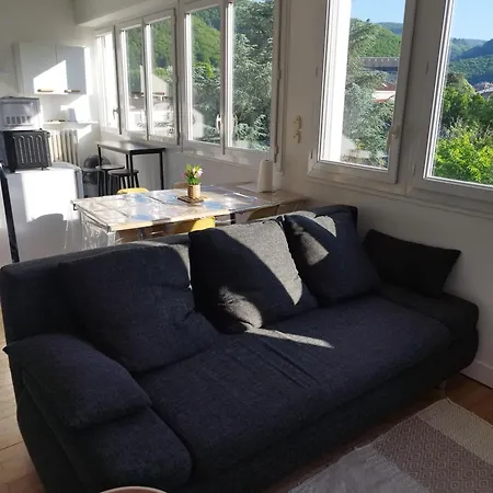 Daire Mistral Gagnant ! T1 Calme Avec Vue, Parking, Teletravail, Wi-fi, Proche Cv Et Gare Mazamet