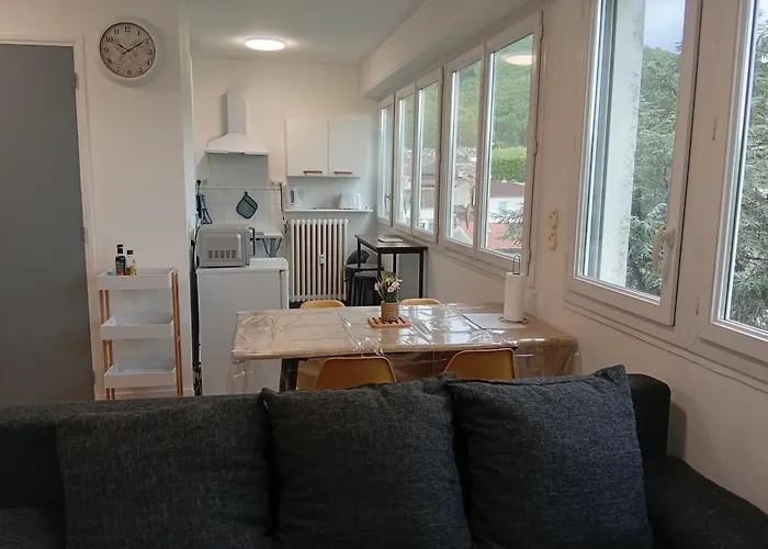 Lejlighed Mistral Gagnant ! T1 Calme Avec Vue, Parking, Teletravail, Wi-fi, Proche Cv Et Gare *